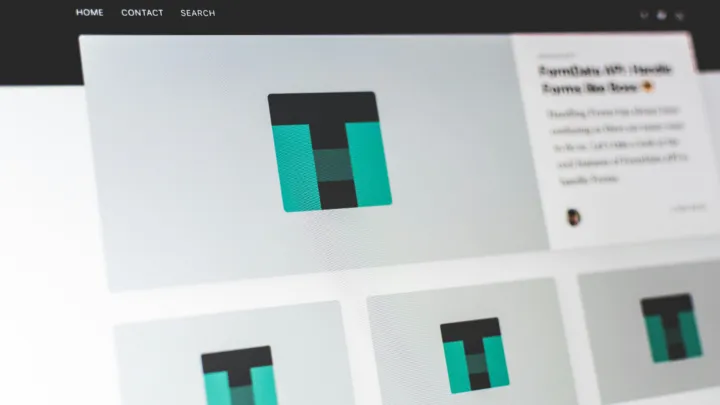Website mockup